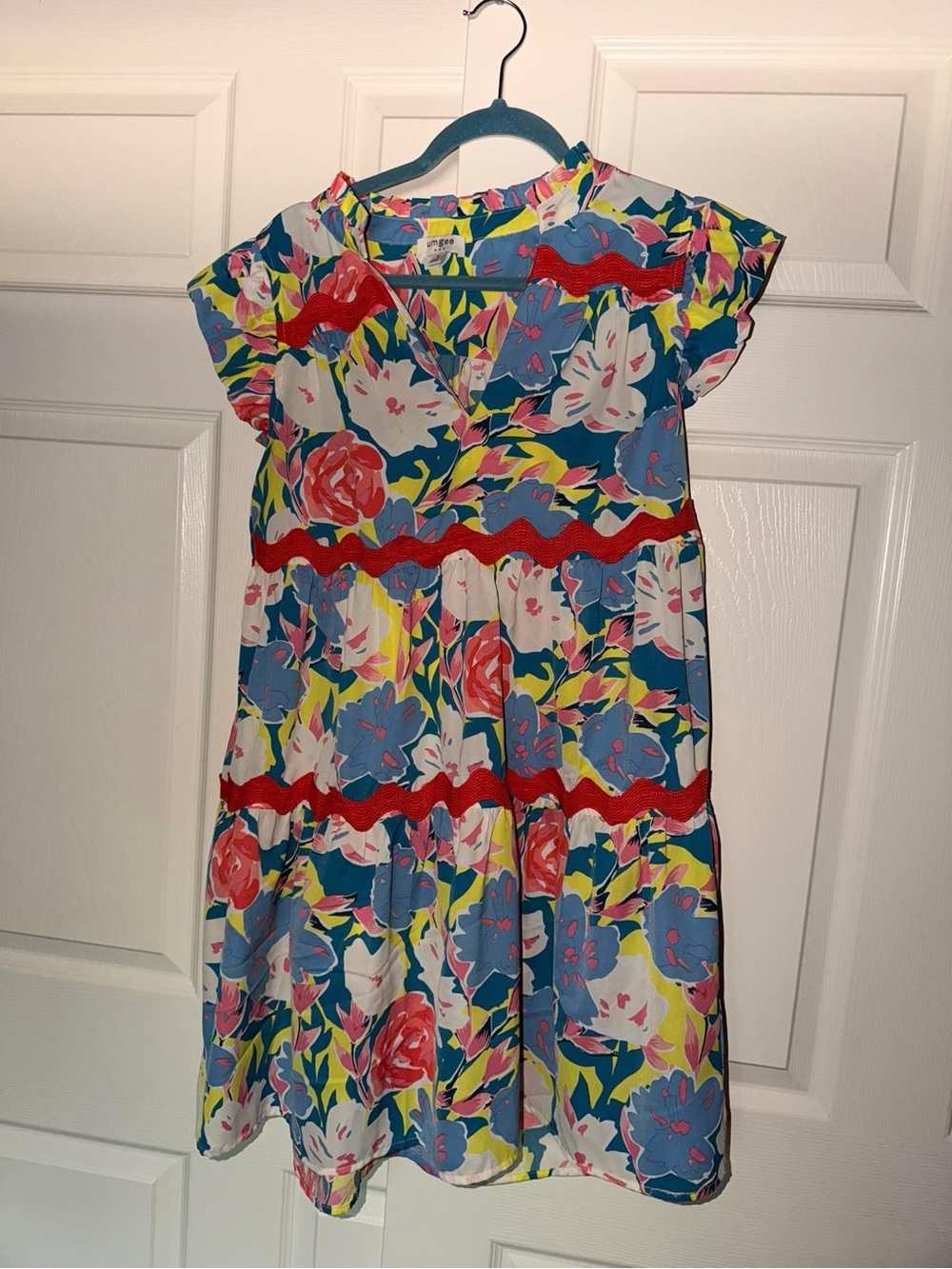 NWOT Umgee Multicolor Floral Mini Dress